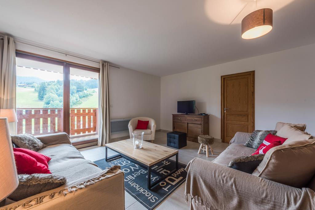 Apartmán Les Terrasses De Perrieres Les Gets Exteriér fotografie